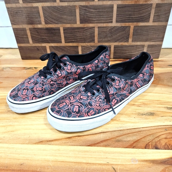 Disney Unisex Mickey Mouse Vans Mens 8 Womens 9.5 - Picture 1 of 11